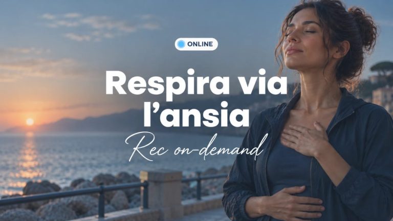 Corso online Respira via l’ansia · Corso registrato